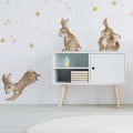 happy rabbits wonderland wallstickers