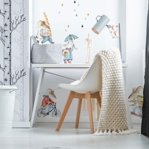 wall sticker for children mouse street