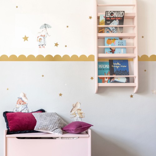 wall stickers circles gold