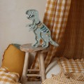 wooden night lamp t-rex