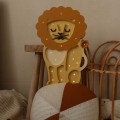wooden night lamp lion