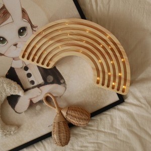 LITTLE LIGHTS - RAINBOW LAMP WOOD