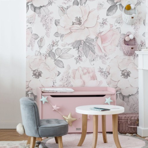 wallpaper for girl pink garden