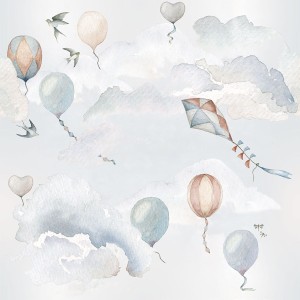 DEKORNIK - WALLPAPER BALLOONS FAIRYTALE