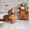 wicker natural kids room