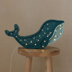 LITTLE LIGHTS - WHALE LAMP GALAXY TEAL