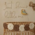 Wooden wall decoration for a baby's room