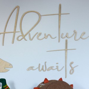 CUT IT NOW - WOODEN INSCRIPTION ADVENTURE AWAIST