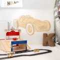 WOODEN WALL DECORATION AUTO RETRO