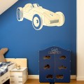WOODEN WALL DECORATION AUTO RETRO