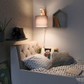 gray wall lamp for children