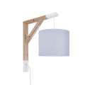 blue wall lamp for children