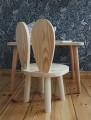 natural bunny chair for kids