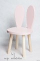 natural bunny chair for kids room