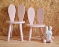wooden bunny chair for kids room