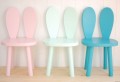wooden bunny chair for kids room