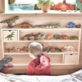 wooden shelf for kids room