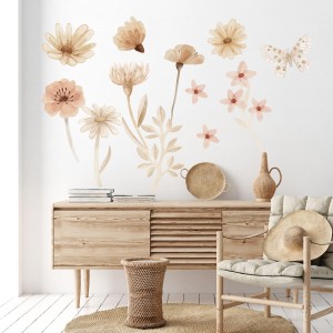 PASTELOWE LOVE - WALL STICKER MEADOW BOHO I