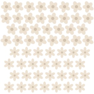 PASTELOWE LOVE - WALL STICKER DAISIES I