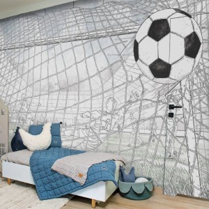 MALUMI - WALLPAPER FOOTBALL LIGHT GREEN
