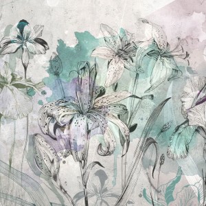 MALUMI - WALLPAPER GREEN IRIS  