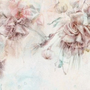 MALUMI - WALLPAPER SWINGTIME FUCHSIA COLIBRI