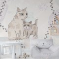 CATS WALLPAPER FOR GIRLS ROOM