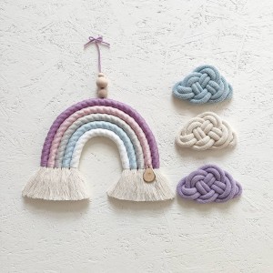 MIMOMO - VIOLET MACRAME FOR CHILDREN'S ROOM 5 COLORS