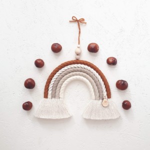 MIMOMO - AUTUMN RAINBOW MACRAME FOR CHILDREN'S ROOM 5 COLORS