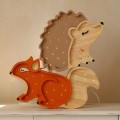 wooden night lamps animals