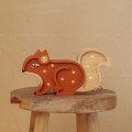 wooden night lamp squirrel