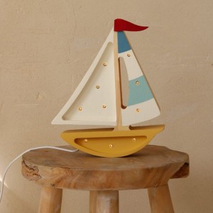 LITTLE LIGHTS - SAILBOAT MINI LAMP MUSTARD