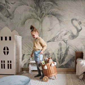 MALUMI - WALLPAPER EXOTIC FLAMINGO  