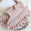linen sleeping bag with frills