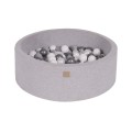 round dry pools light grey