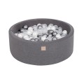 round dry pools dark grey