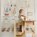 wooden kitchen helper natural