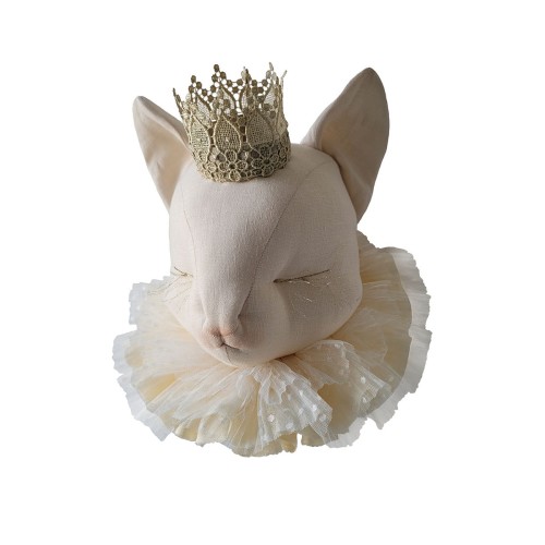decorative cat on the wall love me decoration