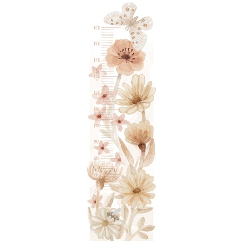 wall sticker height measure meadow