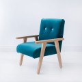 ARMCHAIR FOR CHILDREN TURQUOISE VELVET
