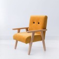 mustard armchair for kids room
