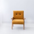mustard armchair for kids room