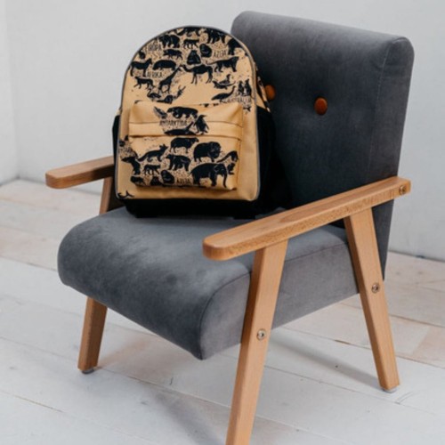 armchair for kids gray