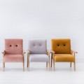 armchair for kids grey