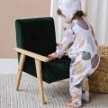 green armchair for kids