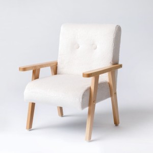 MODELINA HOME - ARMCHAIR FOR CHILDREN WHITE FURRY
