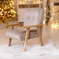 armchair for children beige