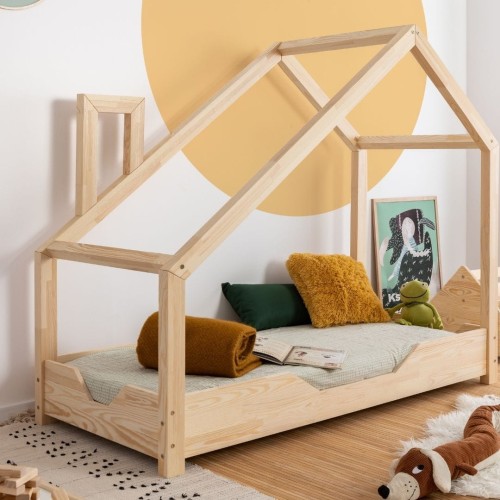 wooden bed house for kids