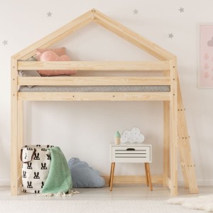ADEKO - WOODEN MEZZANINE BED MILA MODEL DMPBA