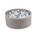 dry pool boucle gray